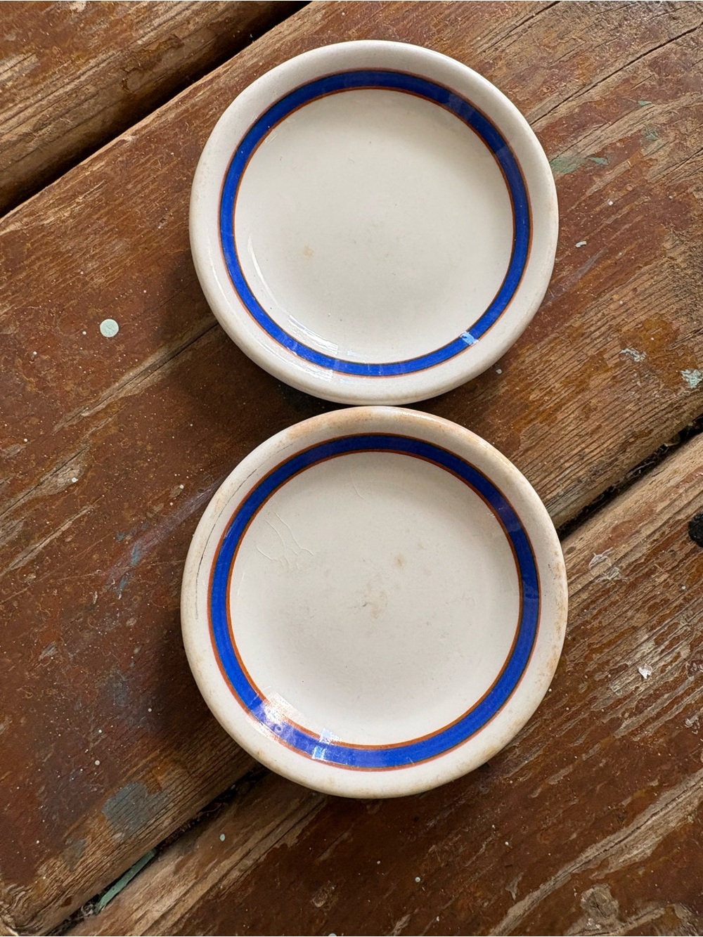 2 Vintage Duraline Butter Pats Grindley Hotelware England